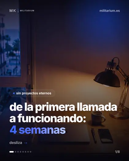 Diapositiva real de un carrusel de Militarium