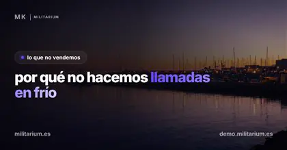 Pieza real de LinkedIn de Militarium